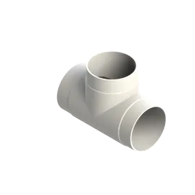 Agru PVDF UHP T-stuk 90° d110 Stomplas SDR33 35006011033
