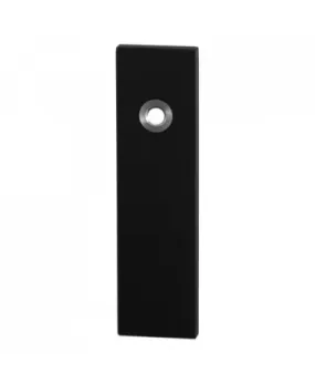 GPF Gatd rechts kortschild rechth 169x46x8,5mm blind zwart